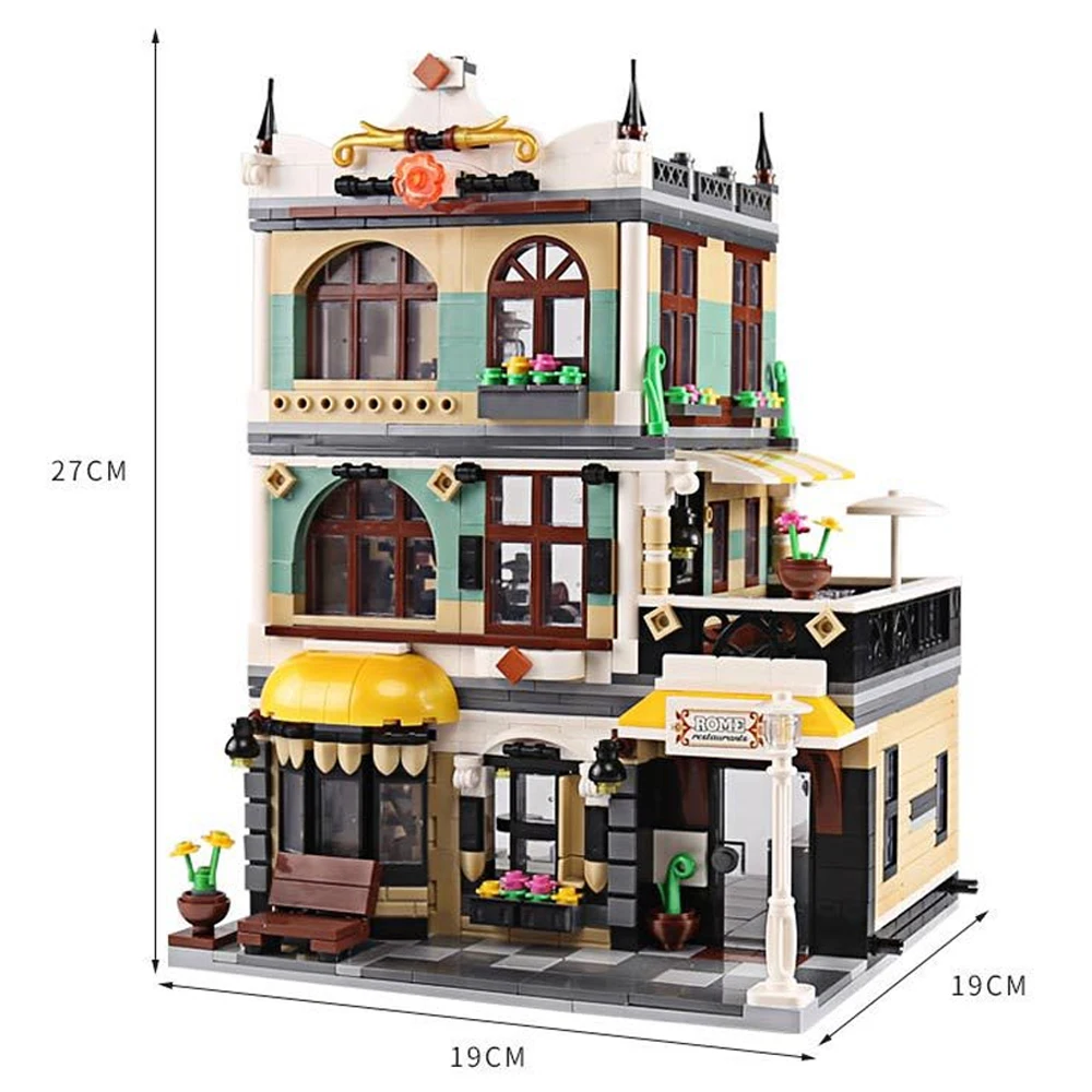 Креативный эксперт в римском стиле строительные блоки с внешним видом Moc Brick QL0936