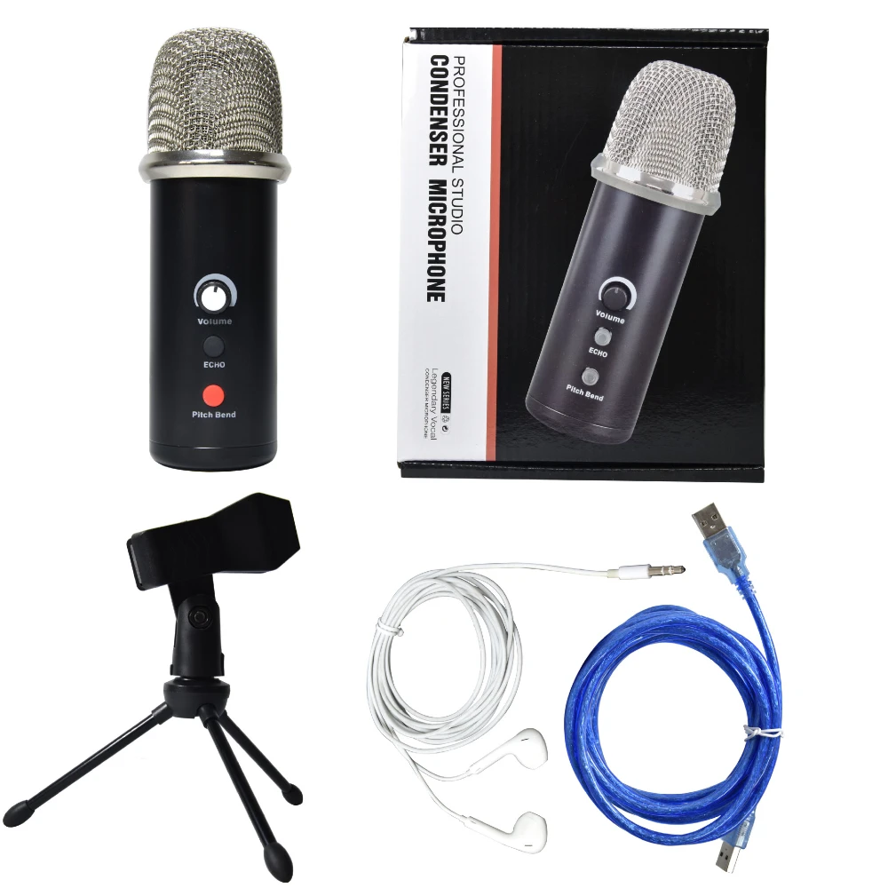 

Professional USB Condenser Microphones For PC Computer Laptop Singing Gaming Streaming Recording Studio YouTube Video Microfon