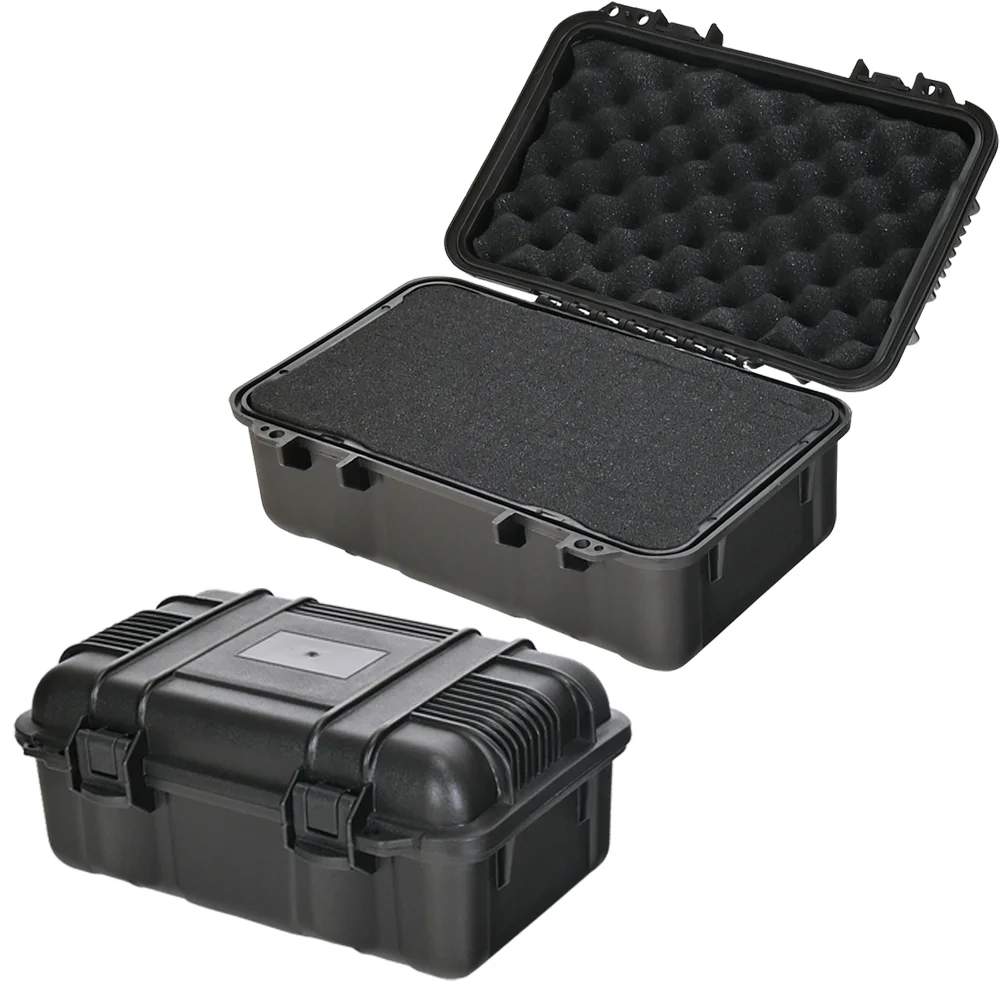 Пластиковый ящик для инструментов, водонепроницаемый портативный жесткий чехол для инструментов для повседневного использования, чемодан для хранения с пеной