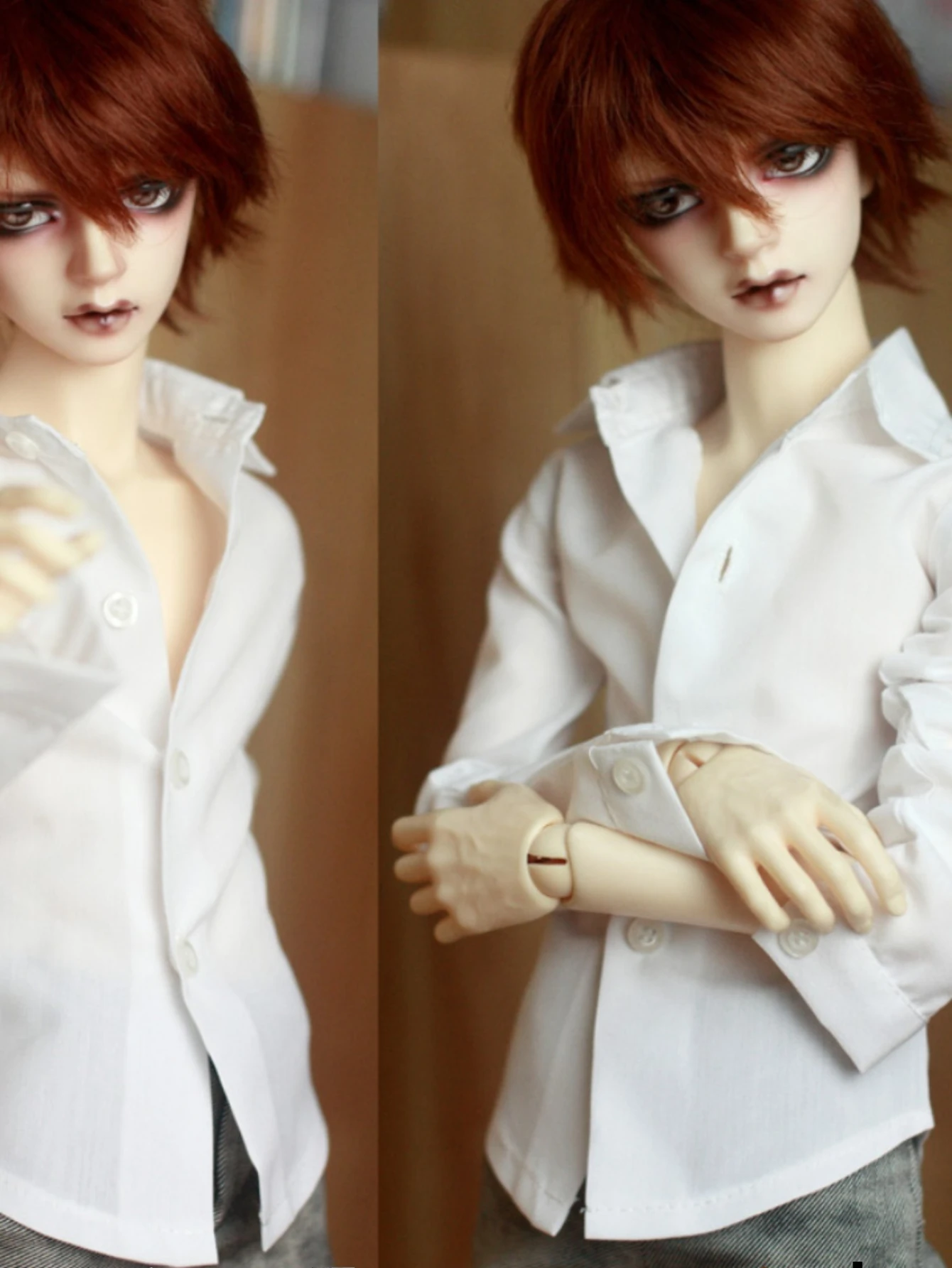 Кукольная рубашка BJD 1/3 1/4 SD DD MSD MDD SD17 SSDF Ghost2 75 см кукла дяди классическая с длинным