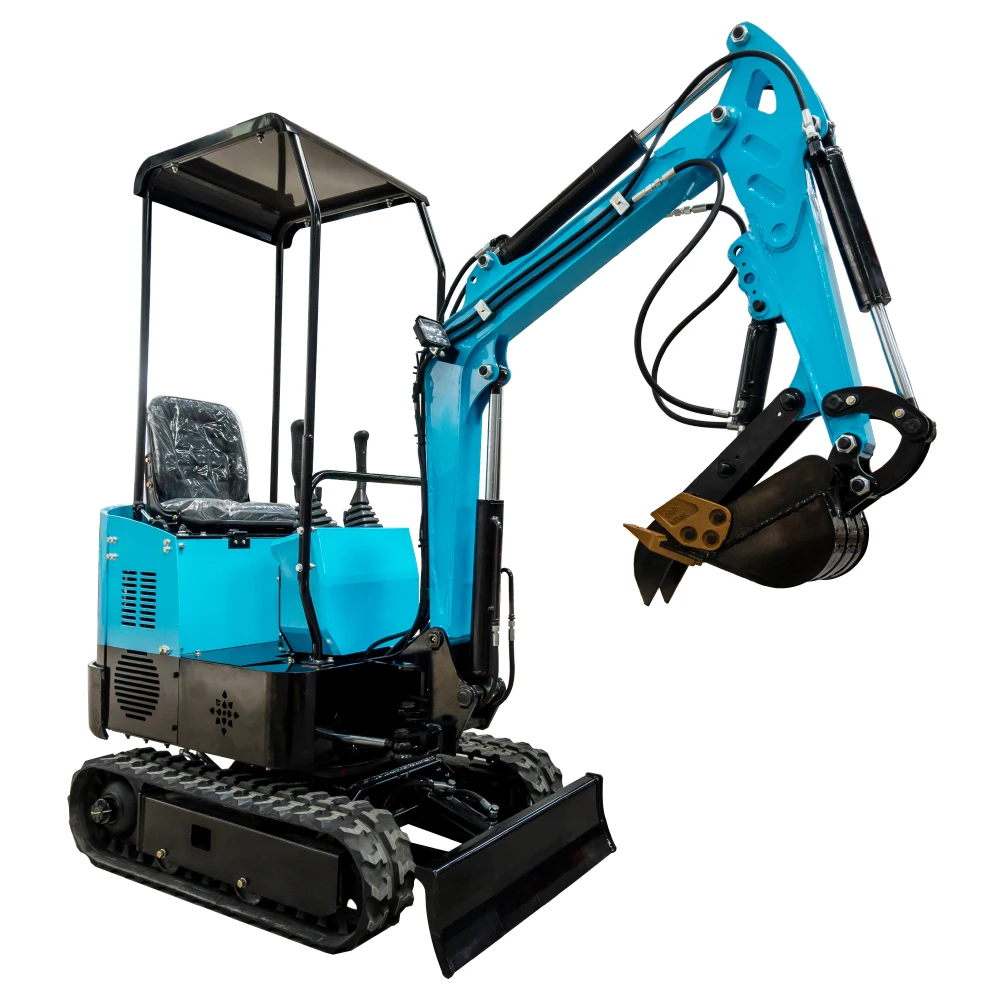 Chinese HT10 1 ton crawler small digger mini excavator price for sale