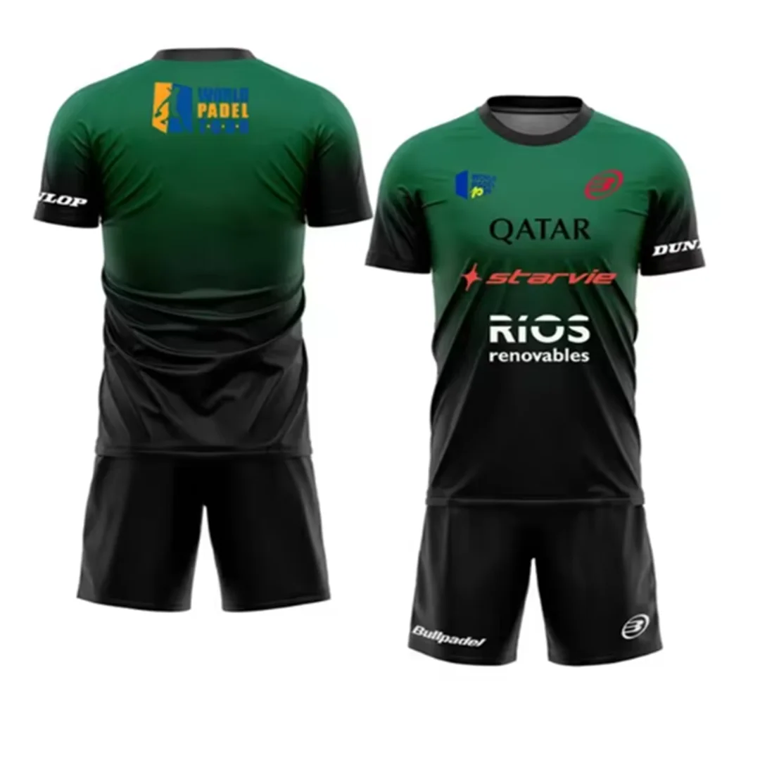 Мужской Теннисный Тренировочный Комплект Быстросохнущая Летняя Спортивная