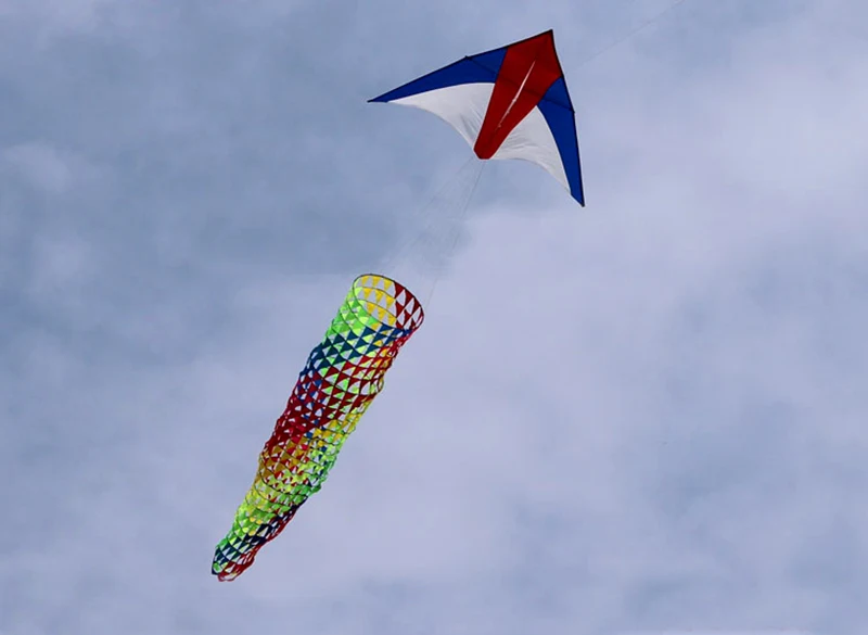 Бесплатная доставка 5 м воздушный змей ветроуказатель летающие детские игры на