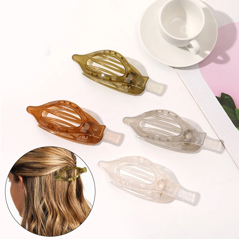

Women Large Hair Claw Clamps Hair Clip non-Slip Plastic Duckbill Claw for Girls Simple Hairpins Styling Tools Hair Accessories