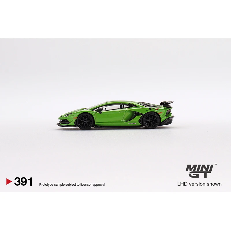 Продажа MINI GT 1:64 Lambor шторка SVJ Verde Mantis модель автомобиля из сплава