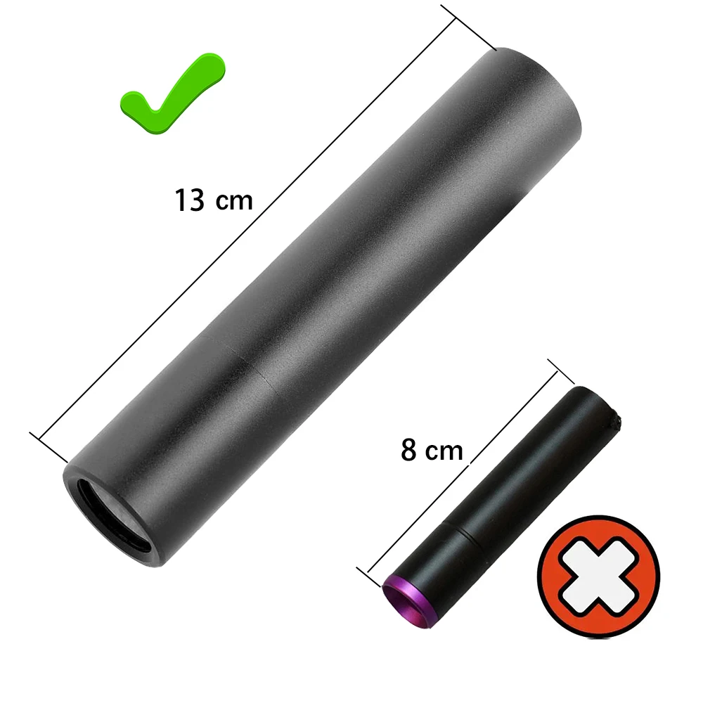 Фото UV 5 Вт встроенный аккумулятор 18650 USB УФ-лазерная указка. Мощный ультрафиолетовый фонарик 365 нм с алюминиевым фонариком с фильтром №3