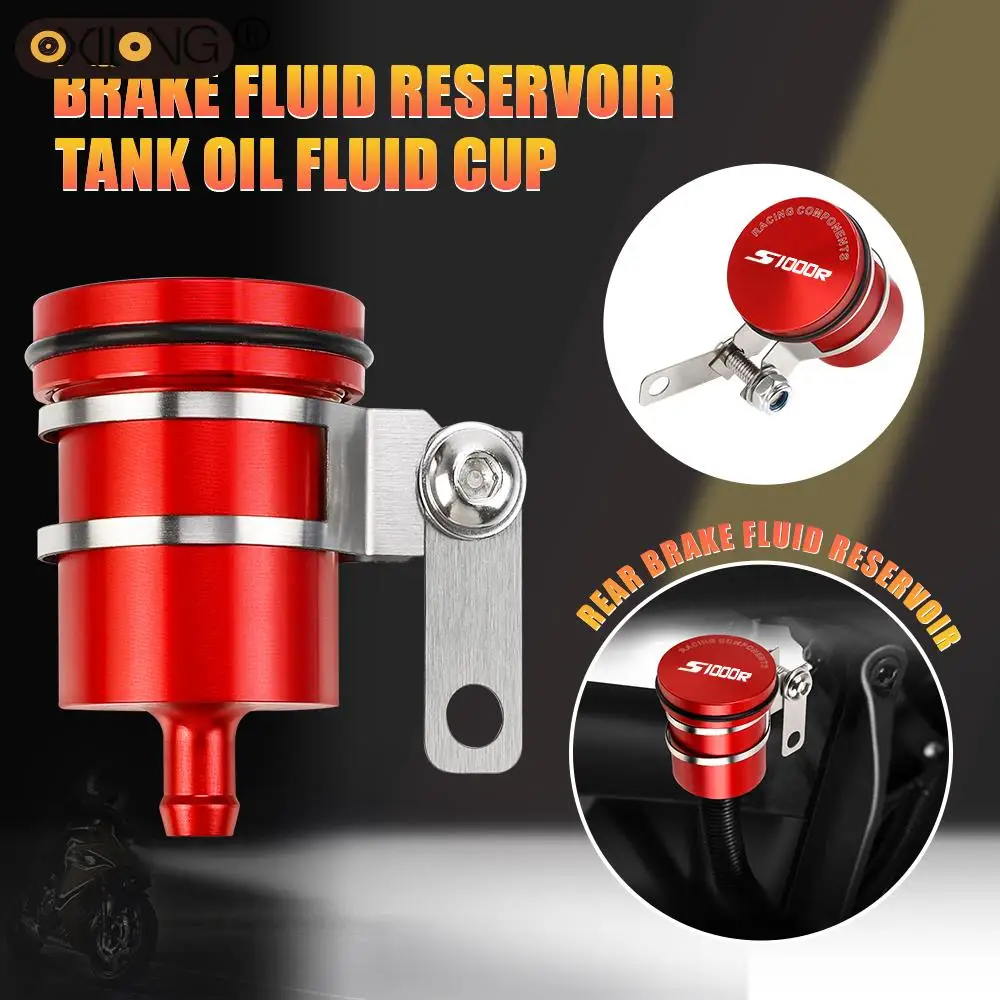 

For BMW S1000R S1000 R S 1000R All Year 2017 - 2023 Motorcycle Brake Clutch Tank Cylinder Fluid Oil Reservoir Cup Oil Fluid Cup