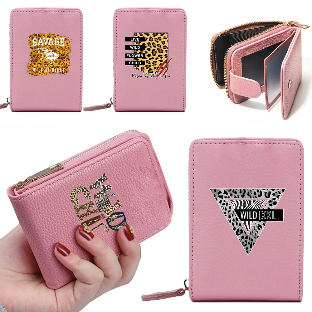 

Multi Slot Slim Card Case Wallets for Women Designer Purses Solid Cute Small Wallet PU Clutch Purse Wild Series Coin Pocket