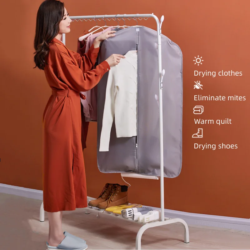 ACA Portable Clothes Dryer Small Multi-function Dryer Shoe Dryer Warm Quilt Bacteriostasis Fast Dry Clothes for Travel Dormitory