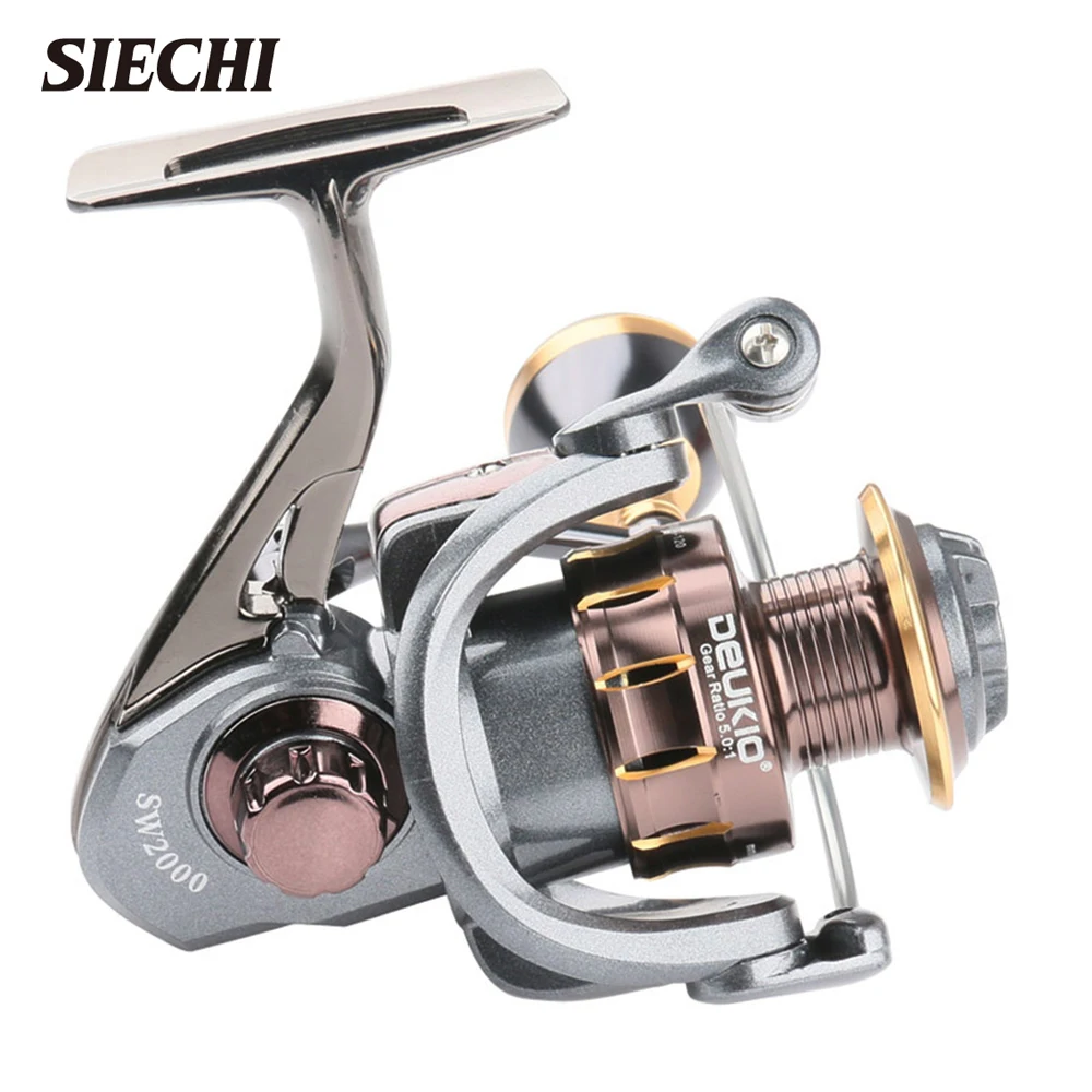 

Рыболовная катушка SIECHI SW 2000-7000 5,0: 1/4.7:1, полностью Металлическая катушка, спиннинговые Катушки, односторонний подшипник