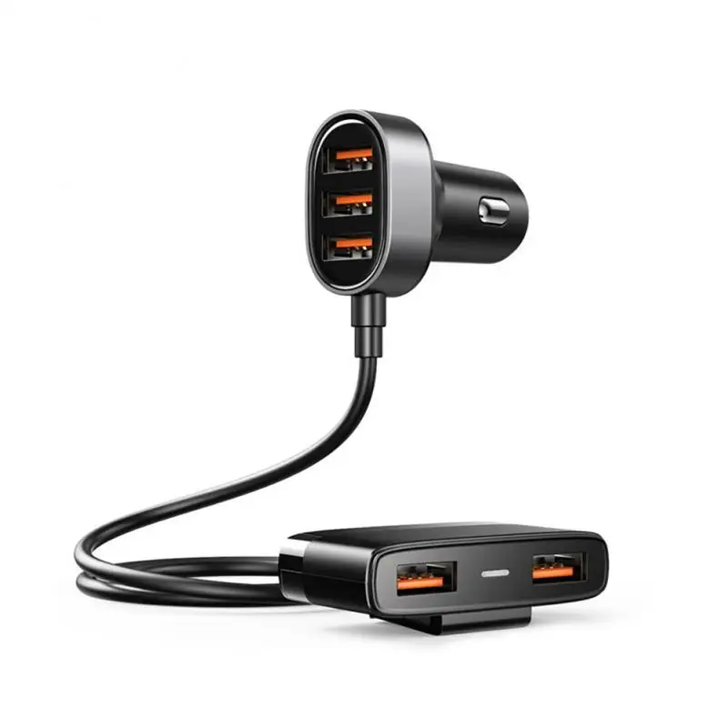 

Быстрое зарядное устройство для автомобиля, 5Usb-портов, автомобильное зарядное устройство для смартфона, Usb-разъем в автомобильном прикурив...
