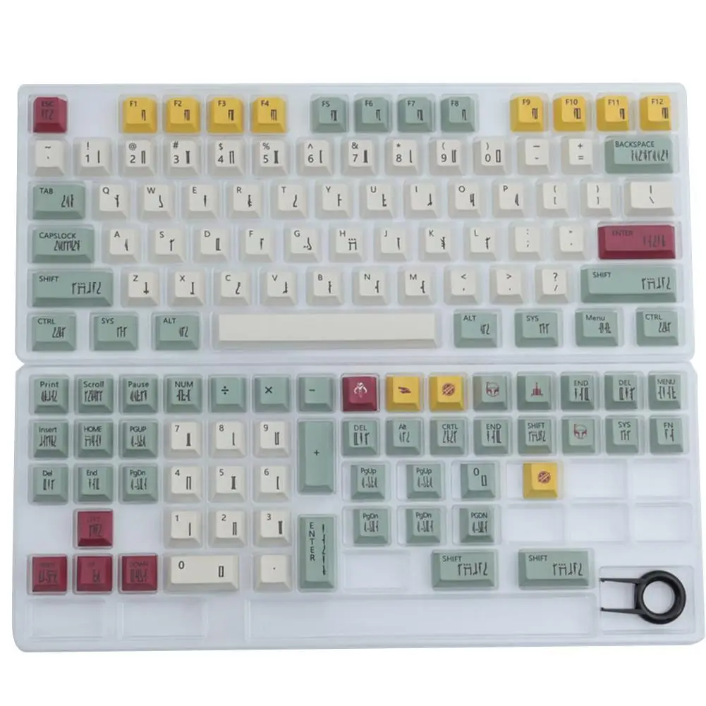 

Набор двусторонних сублимационных колпачков 129 S Pbt для колпачков Gmk V4i6