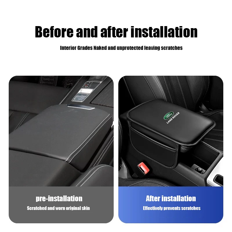 Автомобильный подлокотник кожаный коврик для авто подлокотника автомобильные