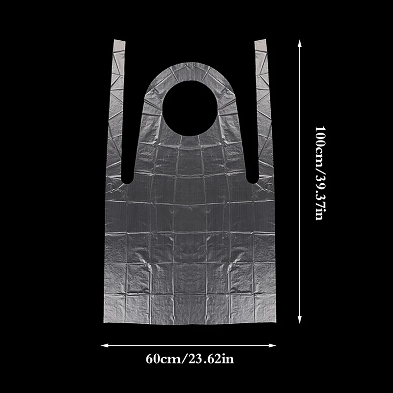 50/100 шт. одноразовые пластиковые фартуки