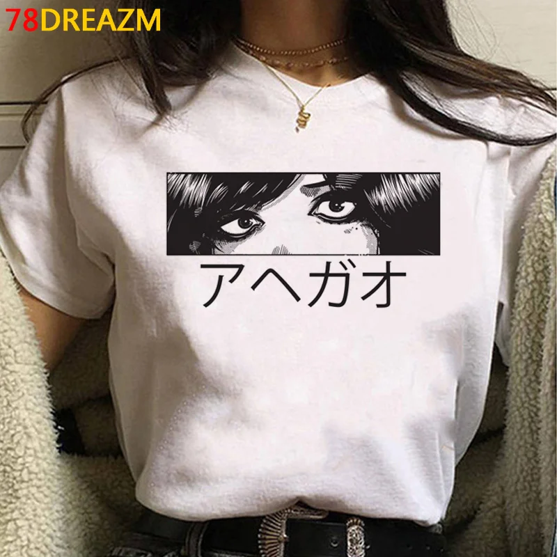 

Japanese Anime Tearful Girl summer top women graphic tees women harajuku print streetwear 2022 t-shirt t shirt harajuku kawaii