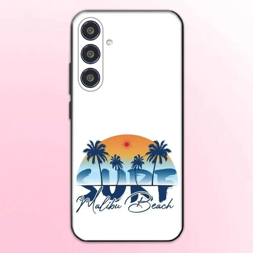 Фото Чехол для телефона Surf Beach Rips Curls для Samsung Galaxy A73, A72, A71, A70, A53, A52, A51, другие мягкие черные чехлы №4