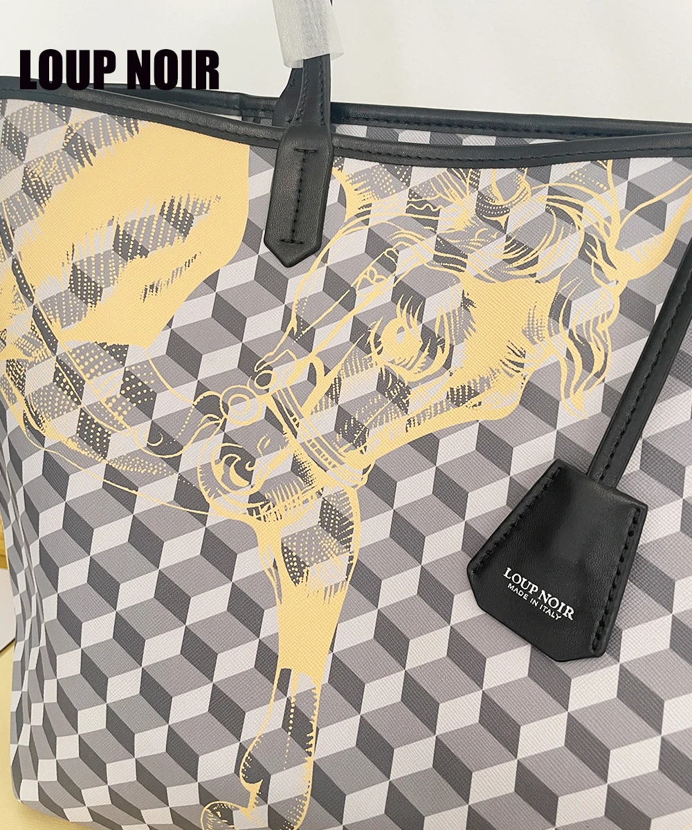 Оригинальный люксовый бренд LOUP NOlR новая женская сумка-тоут женские сумки большой