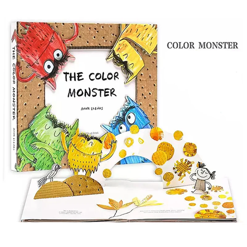 

The Color Monster 3D English Emotion Book For Kids Identify Emotion And Feel In Control Kids Early Education Picture Book -40
