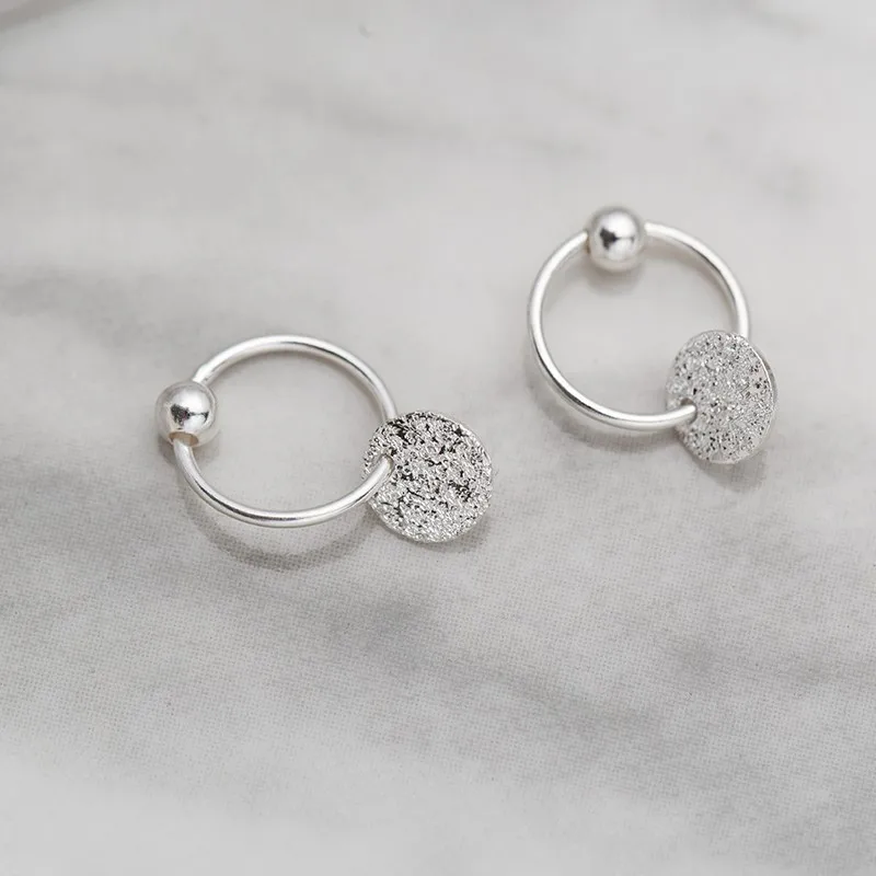 

S925 Sterling Silver Color Earrings Women Arete De Mujer 925 Jewelry Drop Earing females