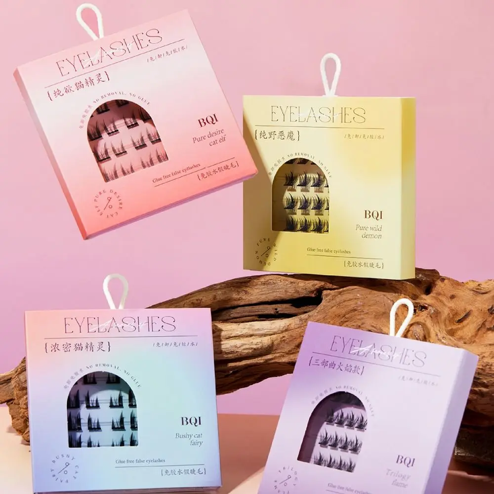 Ресницы Wispy C с изгибом без клея для манги натуральные Многоразовые Накладные