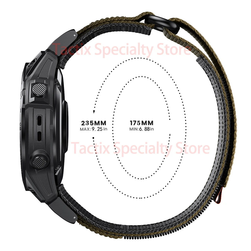 Suitable for fenix6 Garmin nylon wristband Descent MK2 D2 22mm/26mm nylon watch strap