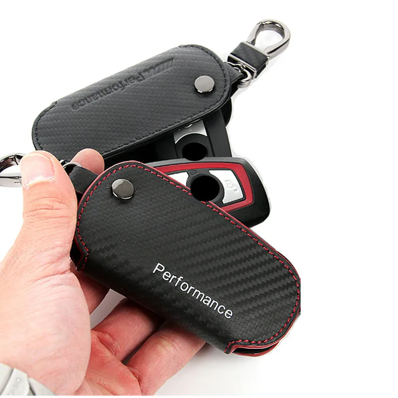 

For BMW 3 Button Leather Smart Keyless Key Fob Case Cover for BMW E60 E90 E46 E70 E87 E39 E53 3 5 7 Series X3 X5 Car Accessories