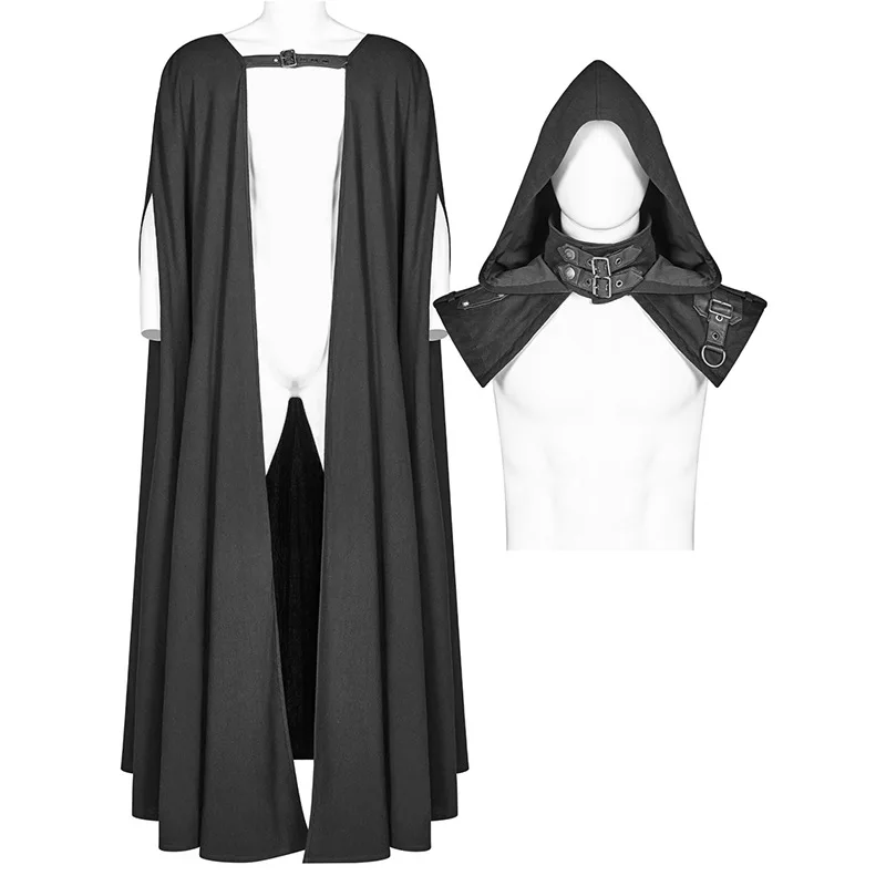 

Women Men Vampires Grim Reaper Party Gothic Hooded Cloak Adult Elf Witch Long Purim Carnival Halloween Cloaks Capes Robe Larp
