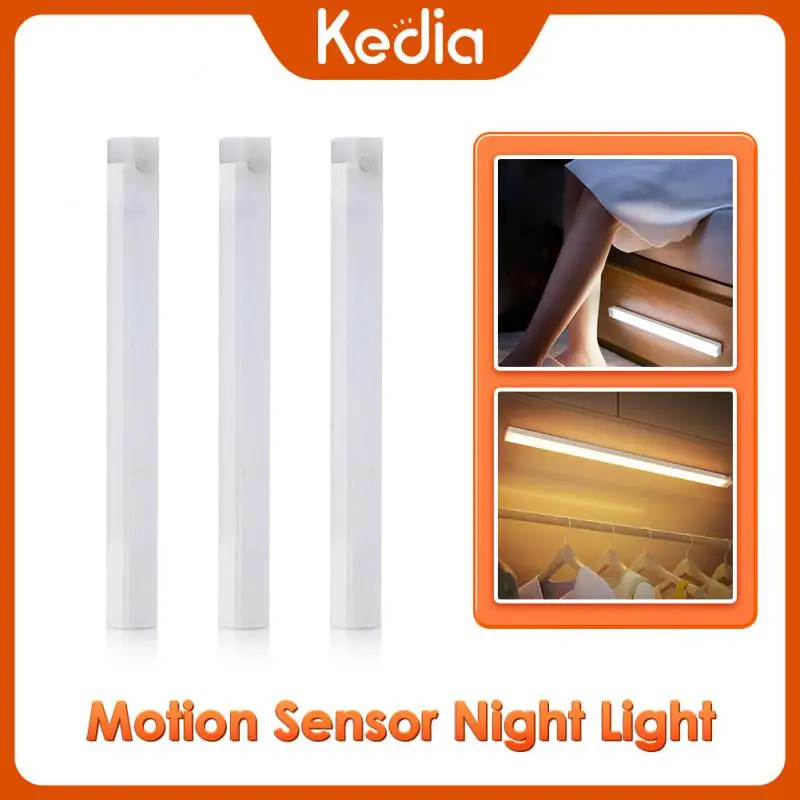 

Pir Motion Sensor Wall Decorative Lamp Usb Rechargeable Led Night Light Energy Saving Wireless Night Lamp Bedroom Decor Lights