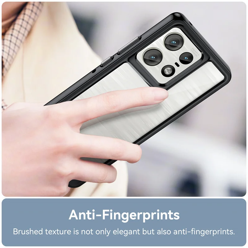 Прозрачный красочный чехол из ТПУ для Motorola Moto Edge 50 Pro 40 Neo Fusion ультра защитный