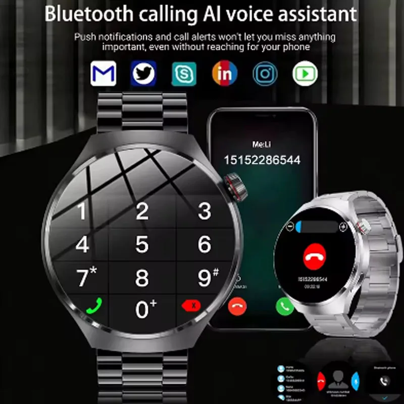 Фото GPS-браслет Sport NFC SmartWatch для Motorola Moto G5S Tecno Pop 5X Мужской подарок Bluetooth-телефонный звонок в Ultimate Design Смарт-браслет №2