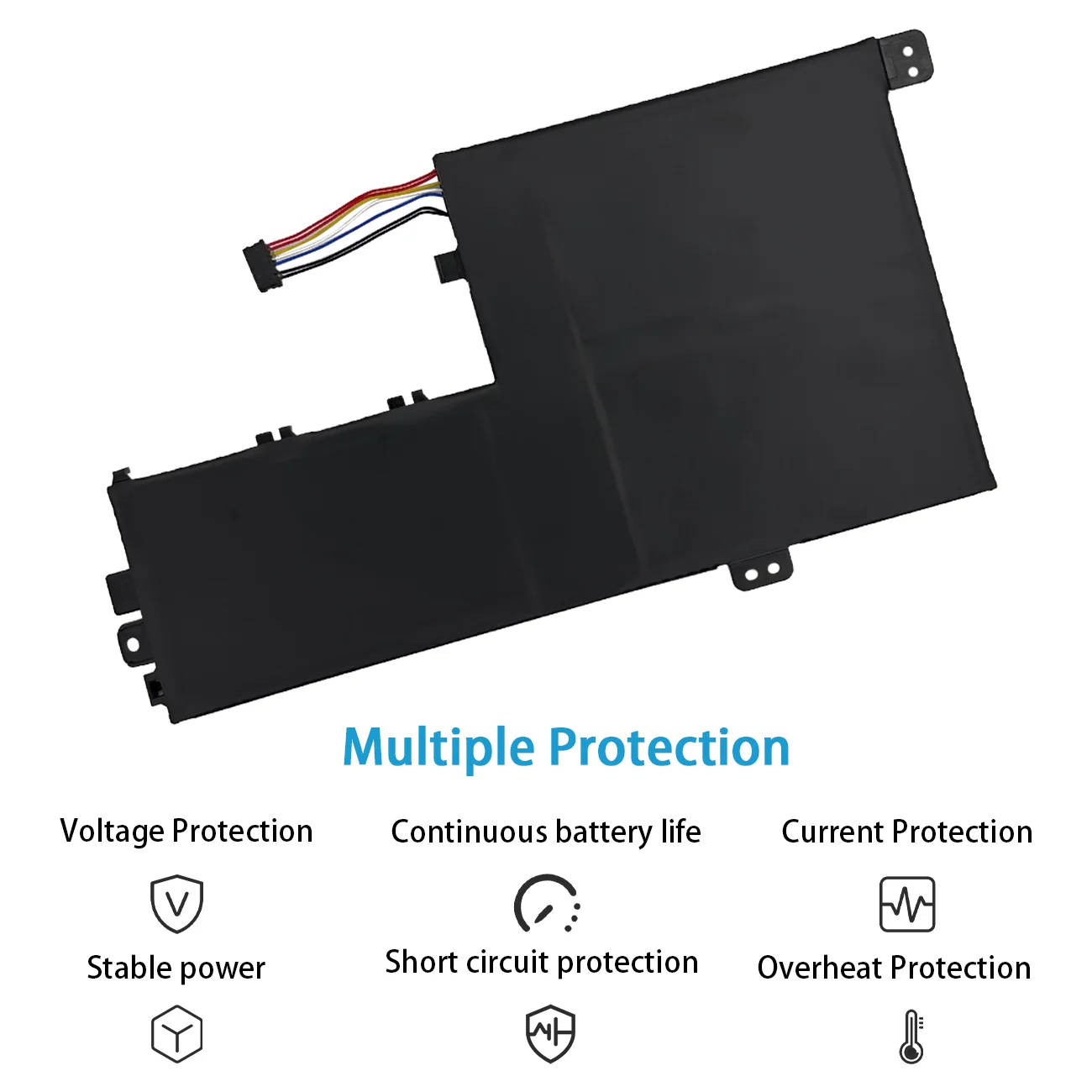 Сменный аккумулятор L15C3PB0 L15L3PB0 L15M3PB0 для ноутбука Lenovo 7000 7000-14 7000-14IKBR 15AST Аккумулятор