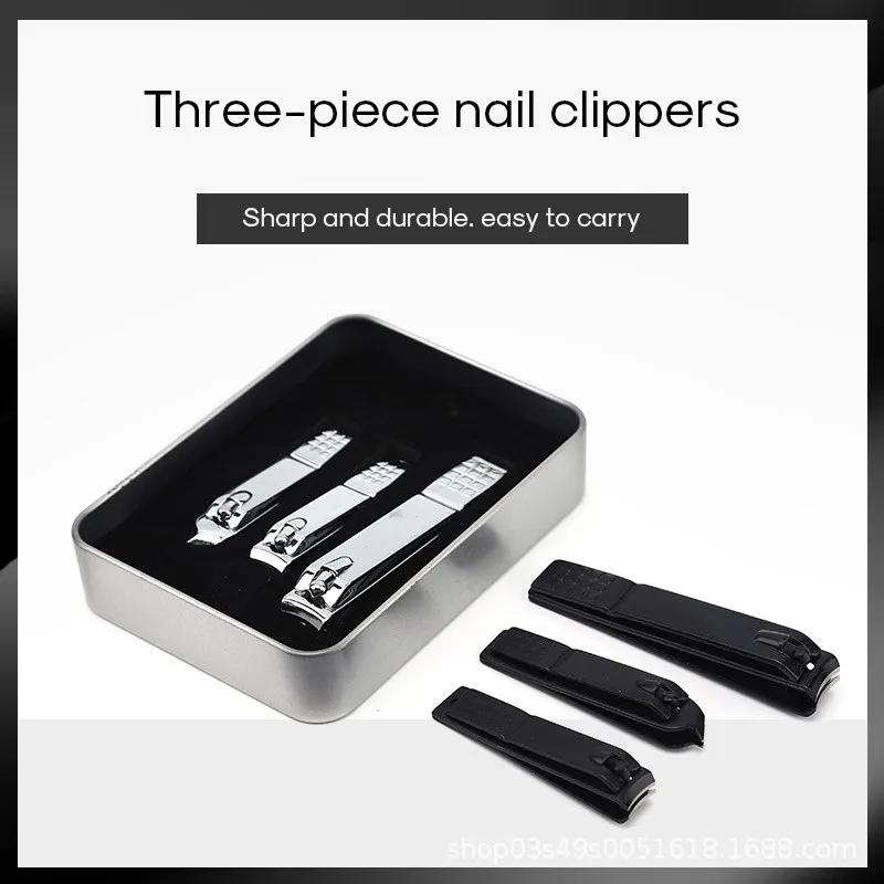 

NOQ 3Pcs Nail Clipper Sets For Manicure Nail Cutting Machine Pedicure Salon Equipment Nail Art Tools