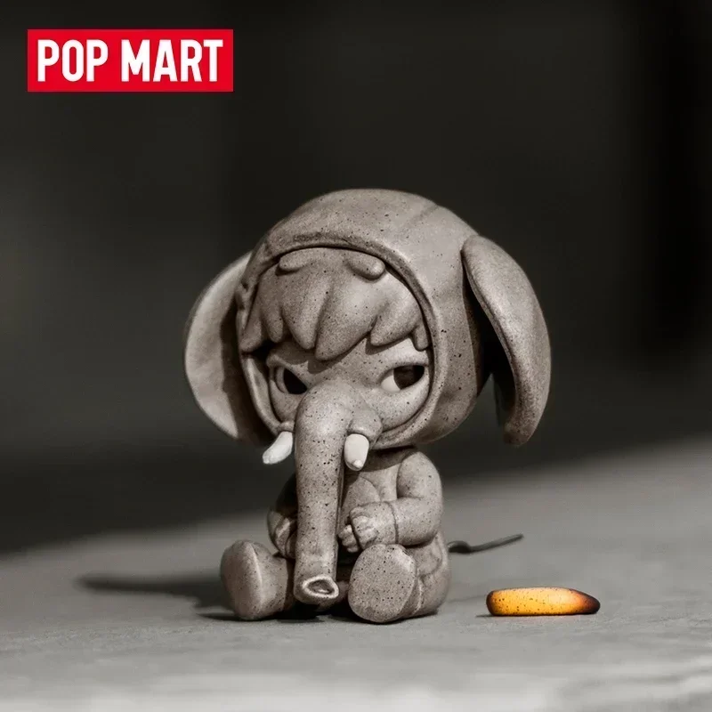 Popmart Hirono слон в комнате Лифт кавайная экшн аниме таинственные Фигурки игрушки и