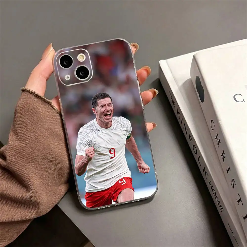 Фото Чехол для телефона Robert Lewandowski для iPhone 17, 16, 15, 14, 13, 12, 11 Plus, Pro Max, мягкий прозрачный чехол №5