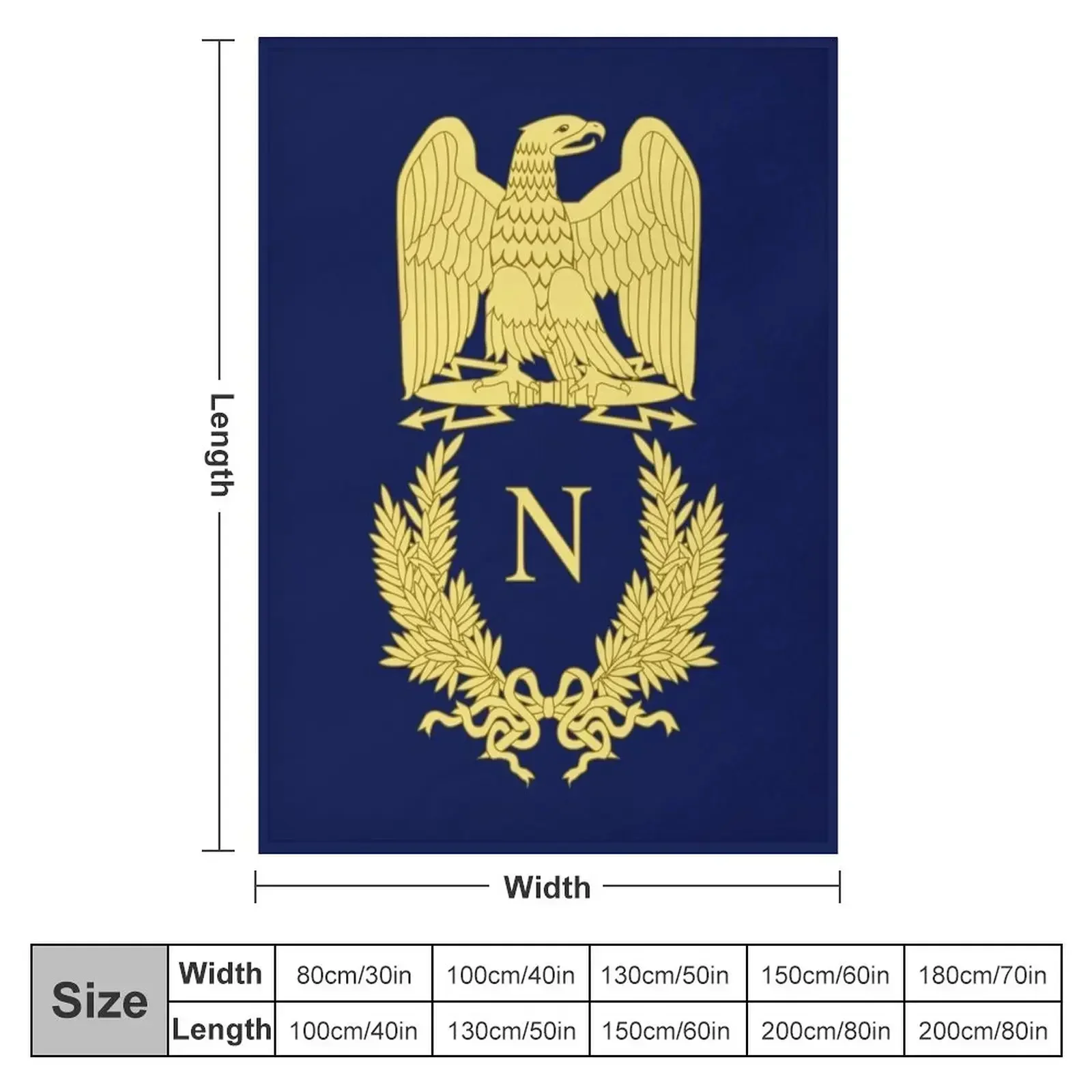 Одеяло Emblème de Napoléon Bonaparte фланелевая ткань мягкие клетчатые детские