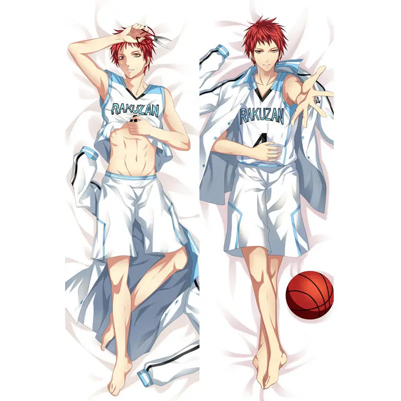 

60x180cm NEW Anime Kuroko No Basketball Pillow Covers Two-sides Printed Cases Polyester Hugging Body Bedding cases