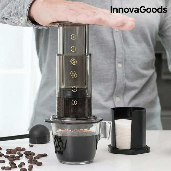 Ручной пресс InnovaGoods Cafetiere|Другая посуда| |