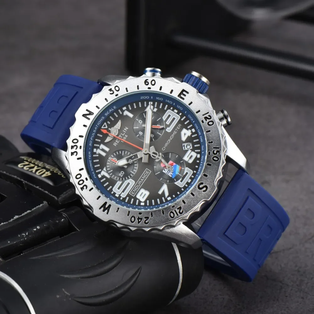 

2023 Top AAA+ Breitling Watches For Mens Luxury High Quality Automatic Date Watch Business Sports Chronograph Waterproof Clocks