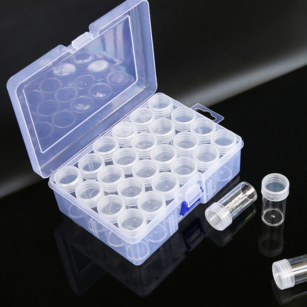 Сетчатый пластиковый ящик для хранения 1 шт. DIY алмазная живопись коробка