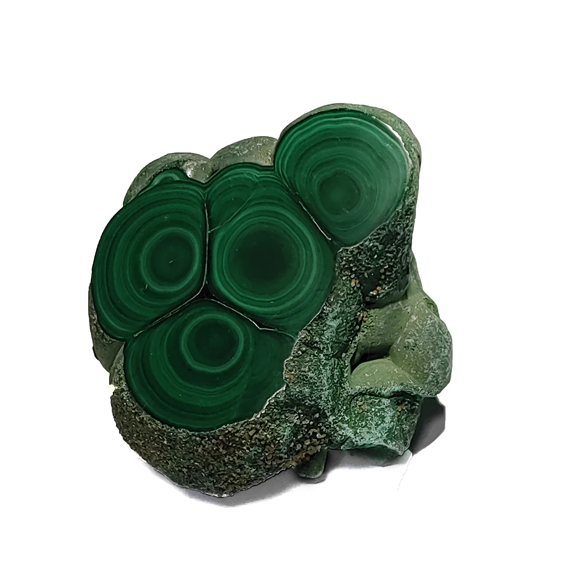 

C7-3A 1PCS 100% Natural Malachite Polished Mineral Rough Stone Slices Quartz and Crystals Repair Crystal Teaching Specimens