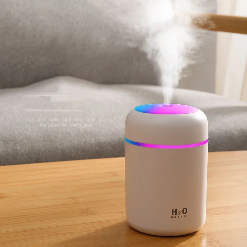 

Portable Electric Air Humidifier Aroma Oil Diffuser 200/270/300ml USB Cool Mist Sprayer with Colorful Night Light for Home Car