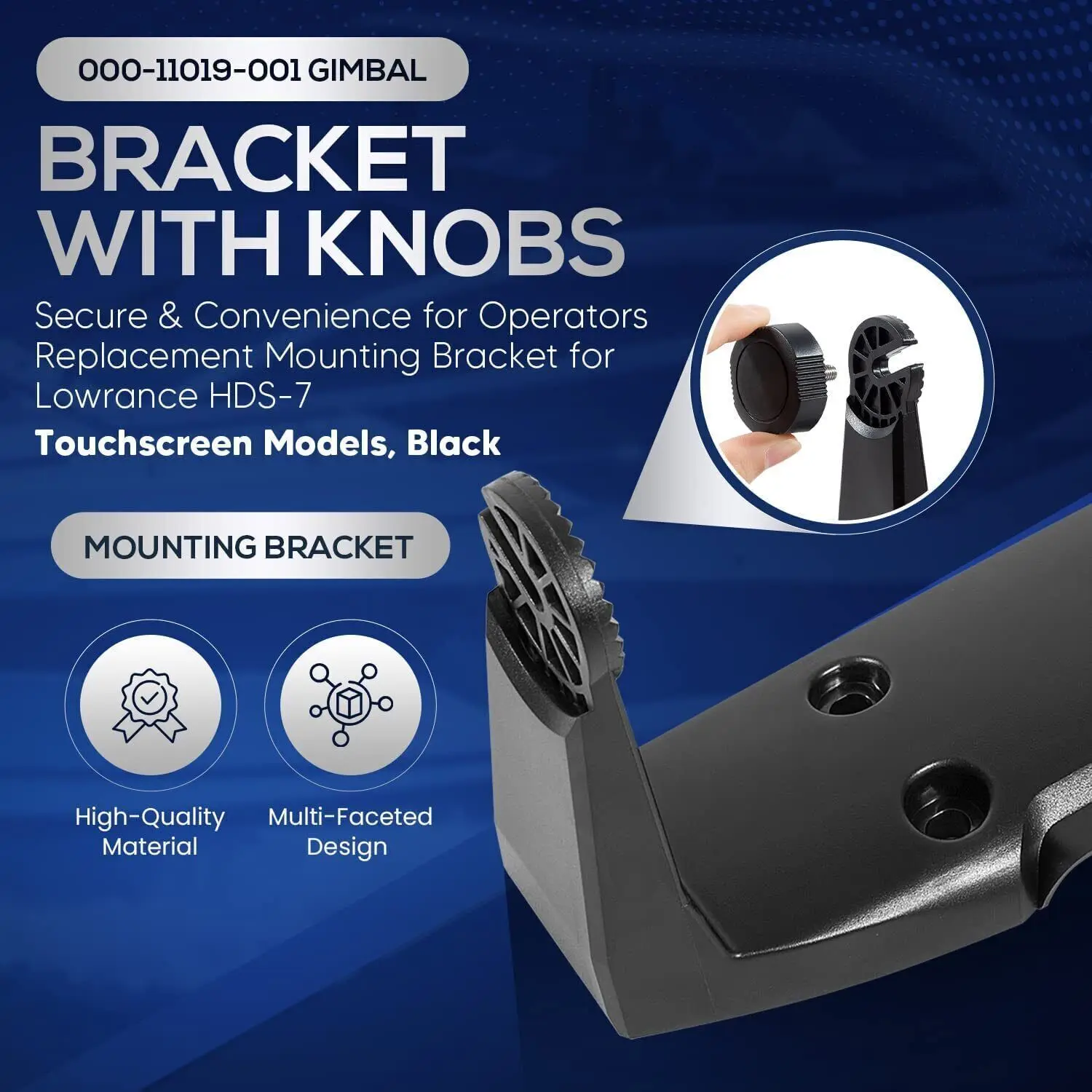 Фото 000-11019-001 Кронштейн подвеса для Lowrance HDS-7 Gen2/Gen3 Touch,HOOK-7,Elite-7 №4