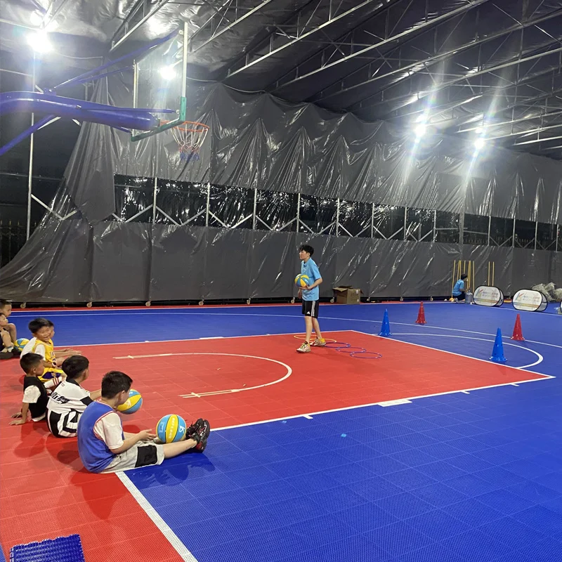 

Beable Easy To Install Anti Slip Outdoor Interlocking Floor Tiles Polypropylene Sport Basketball Pickleball Tennis Court