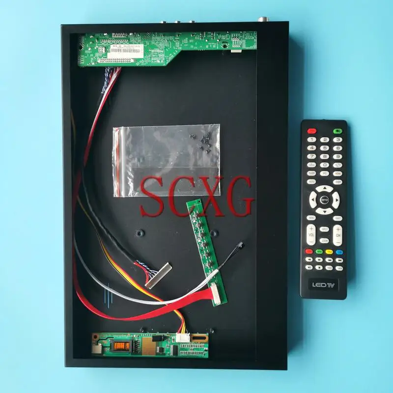 

For B154PW01 B154PW02 TV Analog Controller Board+Metal Case 1CCFL VGA HDMI-Compatible AV USB LVDS 30 Pin DIY Kit 15.4" 1440*900