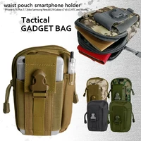 tactical molle belt pouch military bag outdoor sports multifunctional pockets cell phone case waterproof wallet hanging neck bag