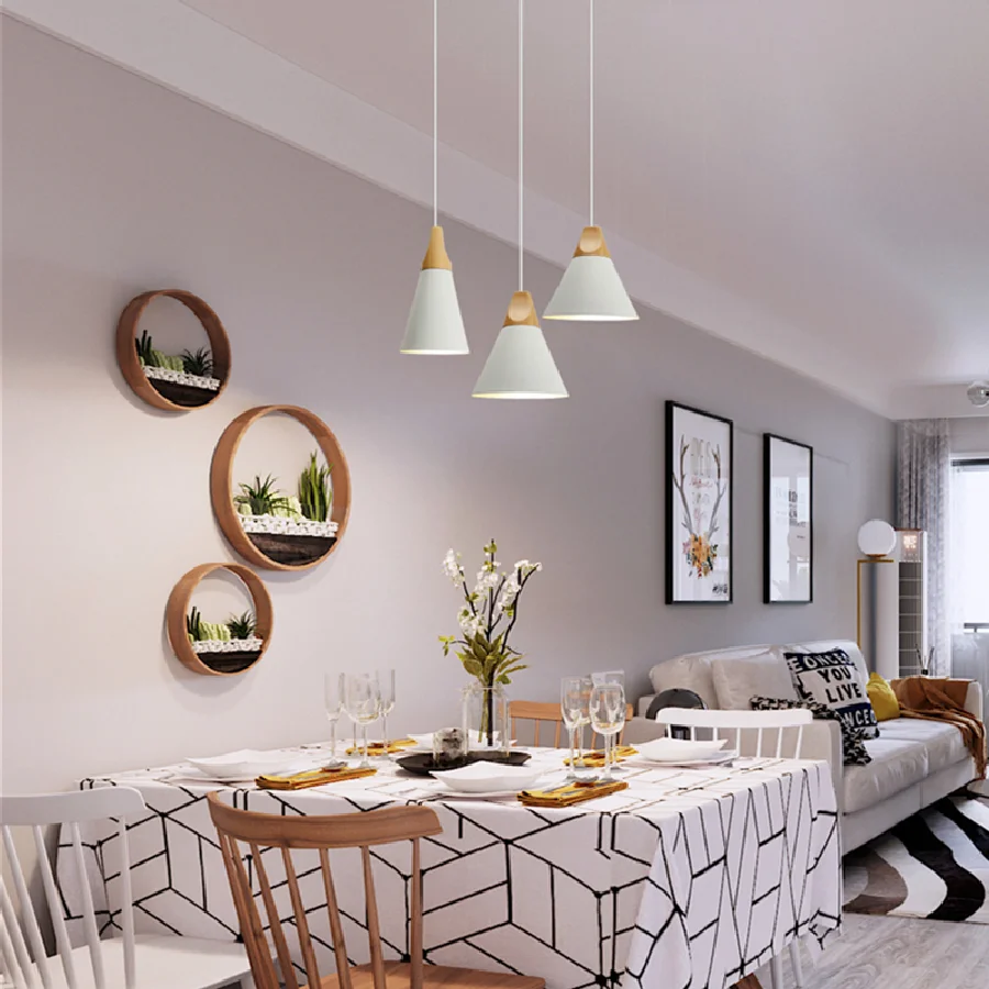 

Скандинавские светодиодный подвесные светильники E27, 220 В