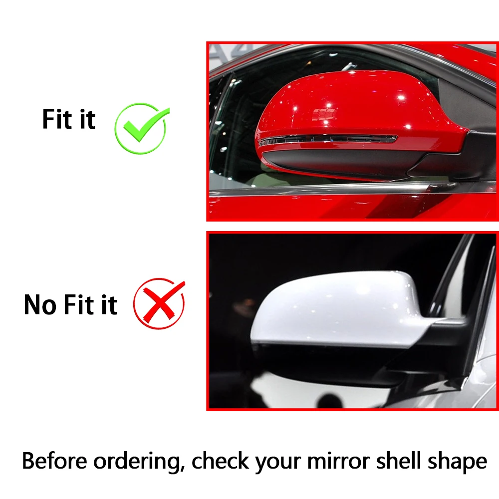 OX Horn Стайлинг Автомобильные зеркала Крышки автомобильных зеркал заднего вида