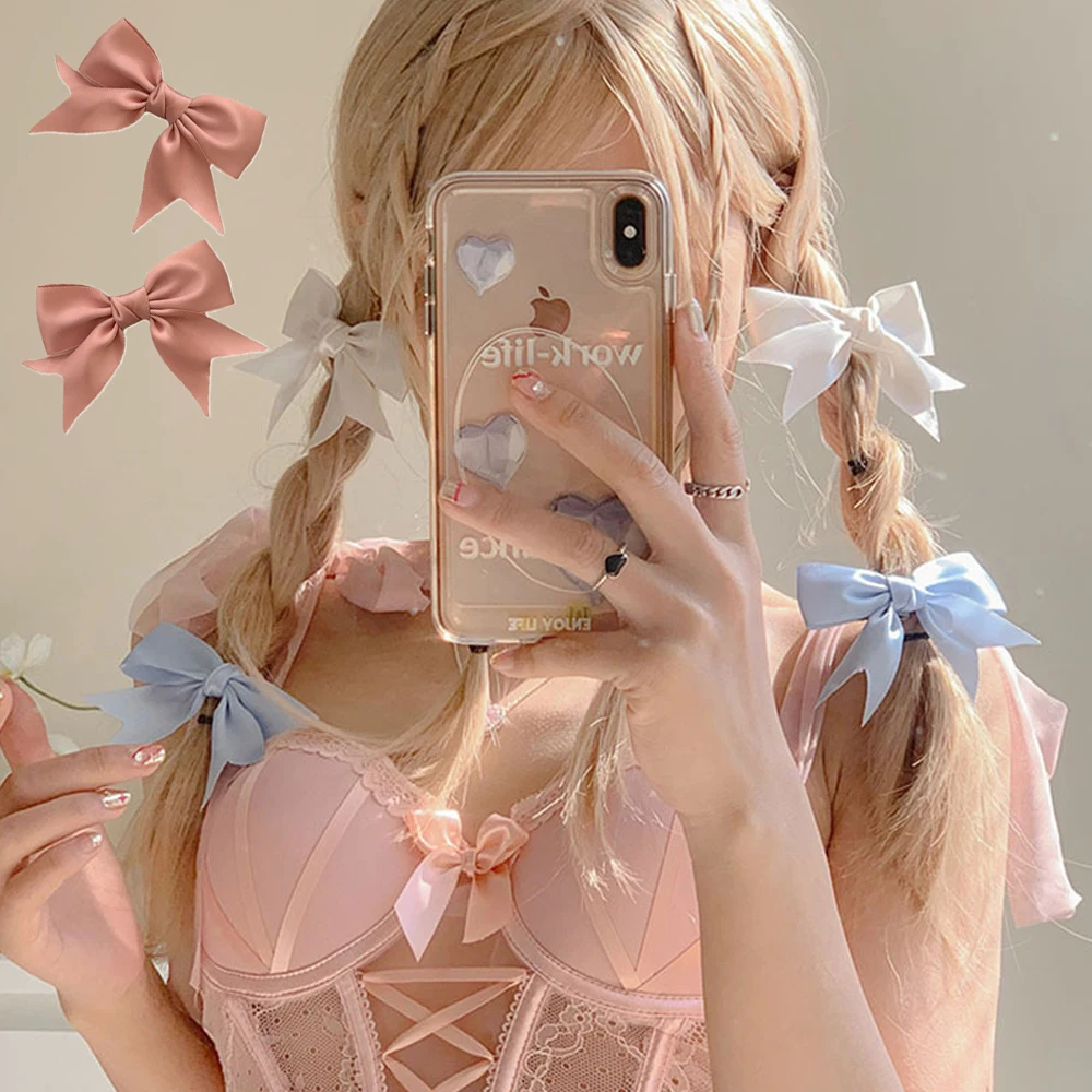 Элегантная Заколка-невидимка с бантом заколка для волос милый бант модная