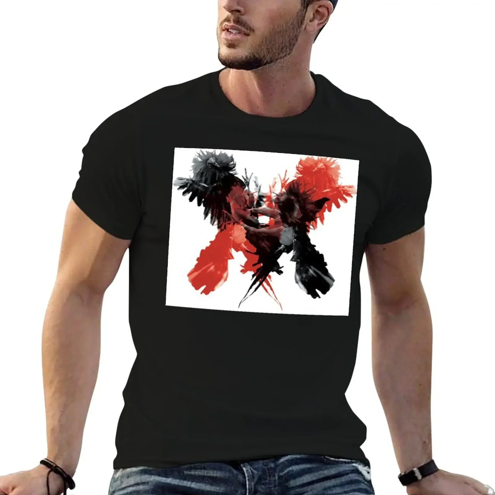 Футболка Kings of Leon тяжелые весы забавные футболки синяя арховая мужская одежда |