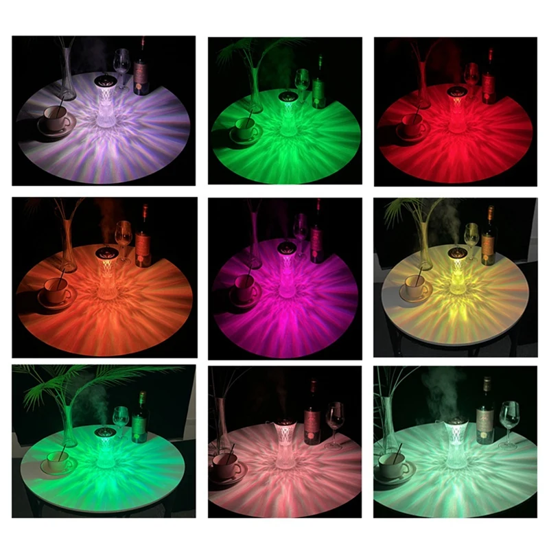 Перезаряжаемые мини-увлажнители ночник увлажнитель воздуха 720 мл для офиса